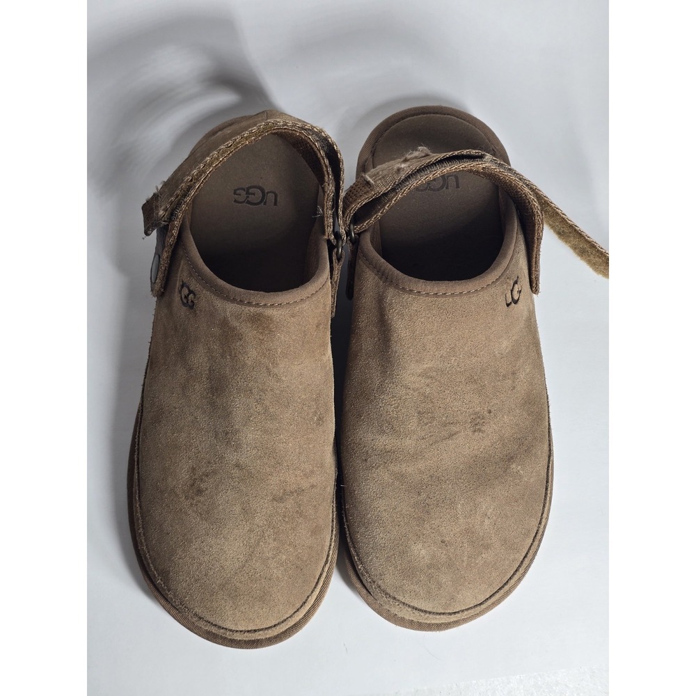 UGG Goldencoast Clog II Chestnut Suede Men's 9 Slingback Mule Shoes - Picture 3 of 10